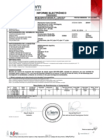 Informe Electrónico: Informe de Ensayo Oficial #1.402.274-0 FECHA EMISIÓN: 27-Jul-2020 Antecedentes Generales