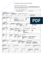 Annex C. Travel History, Places Visited, and Events Attended Form