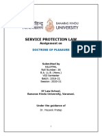 Service Protection Law: Doctrine of Pleasure