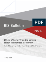 BIS Bulletin: Effects of Covid-19 On The Banking Sector: The Market's Assessment