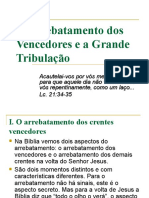 O Arrebatamento Dos Vencedores e A Grande Tribulação - Powerpoint