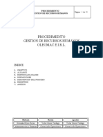 Procedimiento GESTION DE RRHH OLEOMAC EIRL