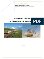 Monographie de La Province de Khouribga