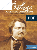 Cuentos Completos de La Comedia Humana - Honore de Balzac