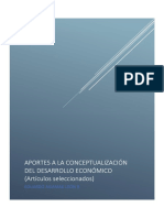 Aportes A La Conceptualización Del Desarrollo Económico PDF