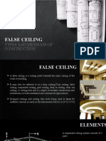 False Ceiling: Types and Methods of Construction