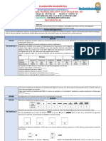 Planeacion Diagnostica Matemáticas 6 To Grado MEX