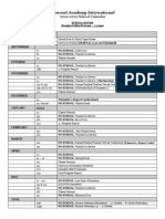 2020-2021 School Calendar