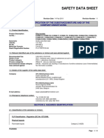 Safety Data Sheet: Section 1: Identification of The Substance/Mixture and of The Company/Undertaking