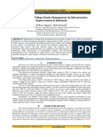 Effectiveness of Village Funds Management in Infrastructure Improvement in Indonesia