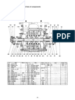 Sectional Drawings and Lists of Components: Size MMK 40, 50, 65 Stuffing Box Housing: Type N