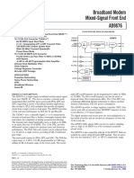 Broadband Modem Mixed-Signal Front End: /4 Interpolating LPF or BPF Transmit Filter