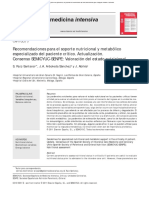 Paciente Critico Valoración Del Estado Nutricional