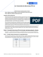 AA2.Conversión de Direcciones IPv4 Al Sistema Binario