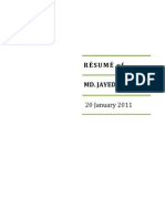 RÉSUMÉ of MH - Jayed