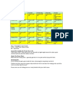 Games Time Table