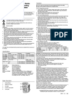 User'S Guide Mini Analog Multimeter Model 38073: Operation