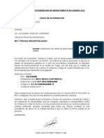 Formato de Autorizacion de Cambio de CCI