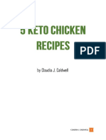 By Claudia J. Caldwell: 5 Keto Chicken Recipes