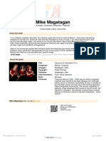 Mike Magatagan: About The Artist