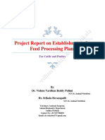 Project Report On Establishment of A Feed Processing Plant: For Cattle and Poultry