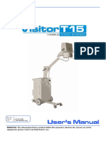 Villa Visitor T15 Mobile X-Ray System - User Manual