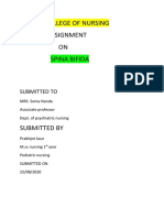 S.G.R.D College of Nursing Assignment ON Spina Bifida: Submitted To