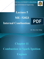 ME-52023 Internal Combustion Engines: Technological University (Hmawbi) Department of Mechanical Engineering