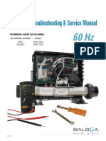 Balboa's BP Troubleshooting & Service Manual: This Manual Covers The Following