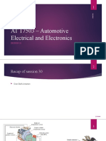 AT 17503 - Automotive Electrical and Electronics: Session 31