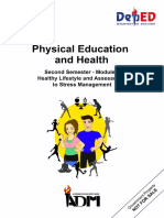 Signed Off - Physical Education11 - q1 - m3 - Healthy Lifestyle and Assessment To Stress Management - v3