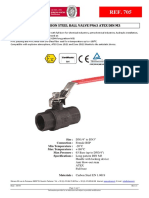 2 Pieces Carbon Steel Ball Valve Pn63 Atex Din M3: Certificate 3.1