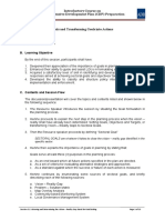 SESSION 3.2 - Formulating Sectoral Goals & Transforming Goals Into Actions