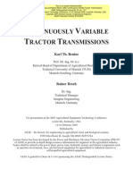 03 - Continuously Variable Tractor Transmissions