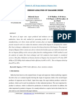 Design Analysis of Bagasse Drier: Mahesh Dasar D R Wadkar, R B Sutar, C H Pujari, A M Toraskar, & A J Patil