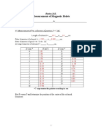 Measurement of Magnetic Fields: Physics 211L