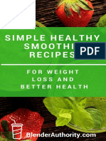 Simple Healthy Smoothie Recipes: For Weight Loss and Better Health