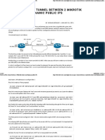 Create An IPsec Tunnel Between 2 Mikrotik Routers and Dynamic Public IPs