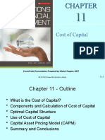 Cost of Capital: Powerpoint Presentation Prepared by Michel Paquet, Sait