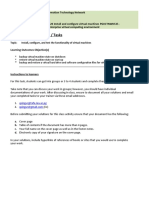 Session 4 Class Activities / Tasks: Topic: Install, Configure, and Test The Functionality of Virtual Machines