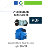 Synchronous Generator Catalogue