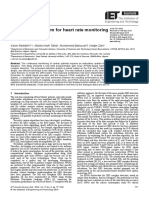 FPGA-based System For Heart Rate Monitoring PDF