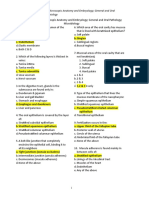 Cluster II:General and Oral Microscopic Anatomy and Embryology General and Oral Pathology Microbiology