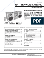 Service Manual: CD-MPX880