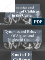 Dynamics and Behavior of Children in The Center