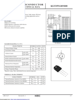 Semiconductor KGT25N120NDH: Technical Data