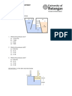 Evaluation Set 1: Civil Engineering Department Review in Hydraulics 1st Semester AY 2020-21