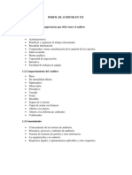 Ficha Del Perfil Del Auditor en TIC PDF