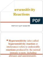 Types of Hypersensitivity