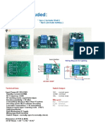 Remote Control Manual